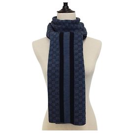 Sciarpa/Muffler in maglia di lana GG Gucci