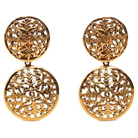 Orecchini a clip Vintage Chanel Coco Mark