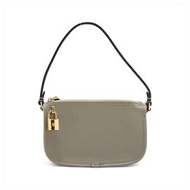 Borsa a mano in pelle grigia Loewe