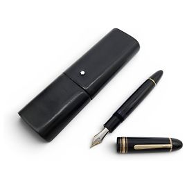 PLUMA ESTILOGRÁFICA VINTAGE MONTBLANC MEISTERSTUCK 149 CON PISTÓN Y ESTUCHE