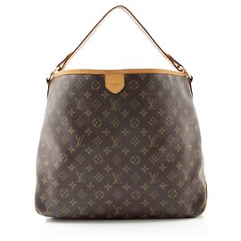 Borsa a Spalla Louis Vuitton Monogram Canvas Delightful MM