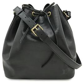 Borsa a Spalla Louis Vuitton Epi Petit Noe Nera