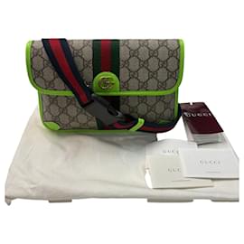 Borsa a tracolla Gucci Ophidia in tela GG Supreme e pelle