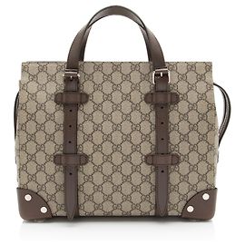 Tote piccolo Gucci GG Supreme con fibbia
