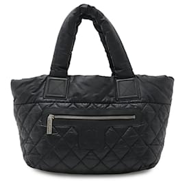 Tote Chanel Coco Cocoon Small in Nylon e Pelle