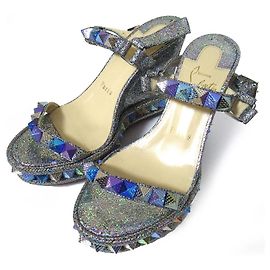 Sandali con zeppa Christian Louboutin CATACLOU