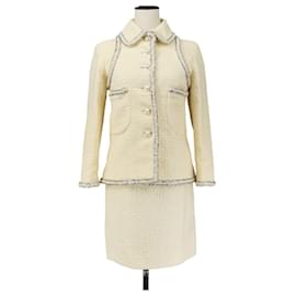 Conjunto 2way de tweed con botón Coco Mark Chanel