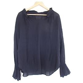 Autre Marque Blusa Noble de Manga Larga con Mangas Acampanadas