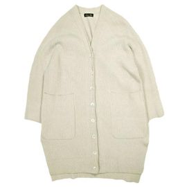 Autre Marque Cárdigan largo de lana y cachemira Azé 9G Drawer