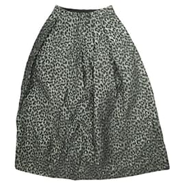 Autre Marque Falda de jacquard de leopardo Drawer