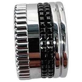 Anillo Boucheron Quatre Black Series Platino y Cerámica