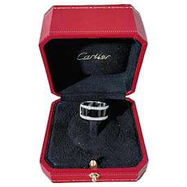 Cartier Angel Kiss Ring aus Weißgold und schwarzer Keramik