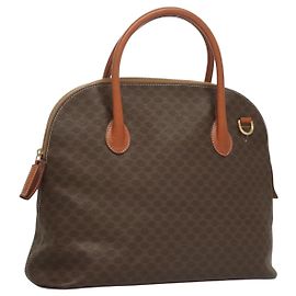 Céline Celine Macadam Macadam mit Leder Large