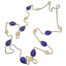 Boucheron Serpent Boheme Lange Halskette Türkis