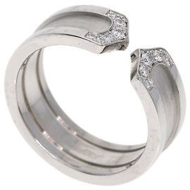 Cartier C2 Diamond Band Ring aus 18K Weißgold