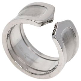 Cartier C2 Band Ring aus 18K Weißgold