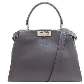 Fendi Peekaboo Medium Selleria 2-Way Handtasche