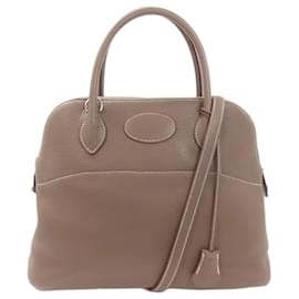 Hermès Borsa Hermes Bolide 31 in Etoupe Gray