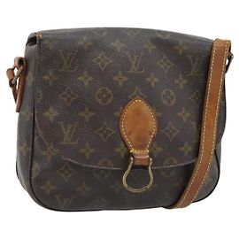 LOUIS VUITTON Bolso de Hombro Monogram Saint Cloud GM M51242 LV Auth 182830