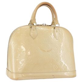 LOUIS VUITTON Borsa Monogram Vernis Alma PM Broncorail M91445 LV Auth bs35404