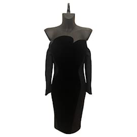 Givenchy Haute Couture Velvet and Silk Navy Dress FW2020