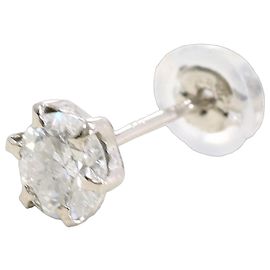 Autre Marque Orecchini a lobo in platino PT900 e diamante