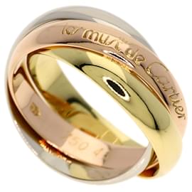 Anello Trinity Cartier in oro giallo rosa e bianco