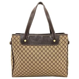 Céline Borsa a mano in tela con motivo Macadam Celine