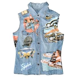 GILET IN DENIM DOLCE & GABBANA 2004