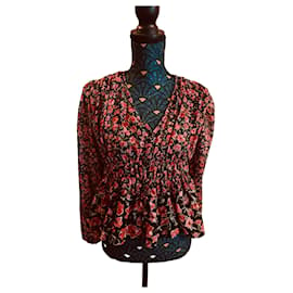 Desigual Floral Plumetis Bluse