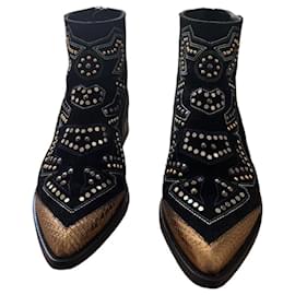 Zadig & Voltaire Stivaletti Tyler in scamosciato nero
