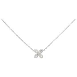 Au750 White Gold Diamond Necklace - Autre Marque