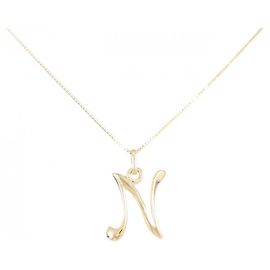 Autre Marque Collana Iniziale N in Au750