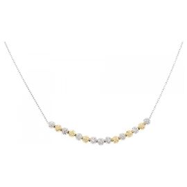 Autre Marque Collana in oro bianco Au750 e oro giallo Au750