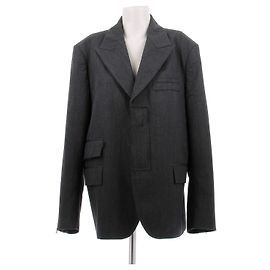 Autre Marque Blazer in lana grigio scuro