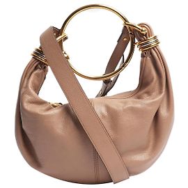 Chloé Neutral bracelet leather handbag