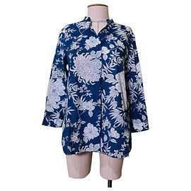 Autre Marque Le Sarte Pettegole Camisa Estampado Floral Azul