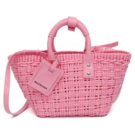 Borsa a mano in pelle Balenciaga Bistro XS 671342 da donna