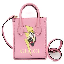 Borsa a mano in pelle Gucci GUCCI x Bananya