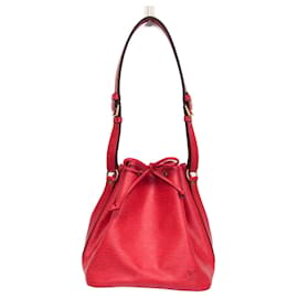 Bolso de Hombro Louis Vuitton Epi Petit Noe M44107 en Rojo Castilian