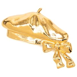 Spilla Chanel Gold Plated Beret Hat