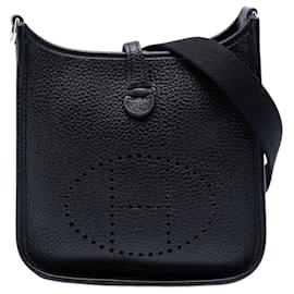 Hermès Black Clemence Evelyne 16 Amazone