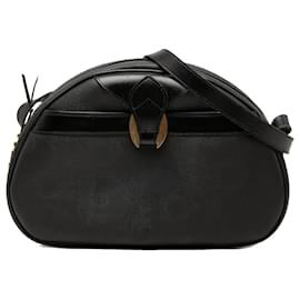 Dior Black Oblique Crossbody-Tasche aus beschichtetem Canvas
