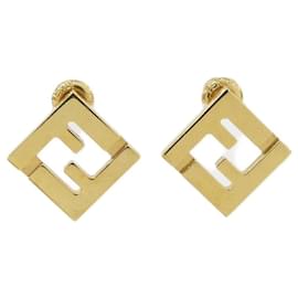 Fendi 8AK320 B08 Gold Stud Ohrringe