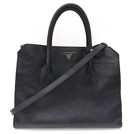 Borsa a mano in pelle Vitello Daino Prada