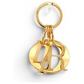 CHAVEIRO CHRISTIAN DIOR LADY BAG CHARM JOIA EM METAL DOURADO