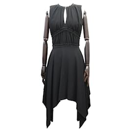 NEUES ASYMMETRISCHES LOUIS VUITTON KLEID 38 M BLACK