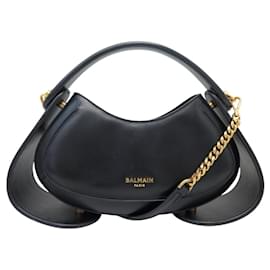 BORSA BALMAIN JOLIE MADAME MEDIUM NERA PELLE NERA TRACCOLLA HAND BAG - Balmain