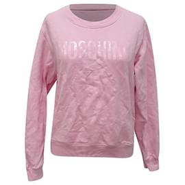 Sudadera Moschino Couture en algodón rosa
