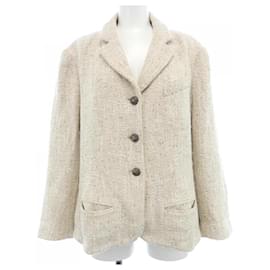Chaqueta de lana Chanel beige Talla 42